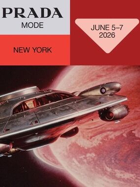 Prada mode pamphlet & Katz’s deli ticket